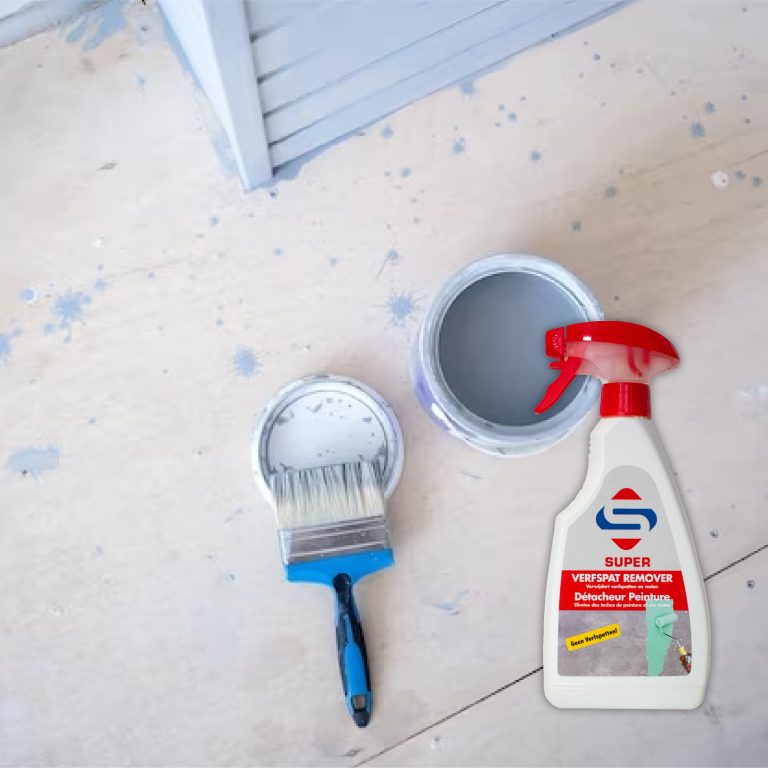 Paint stain removal floor