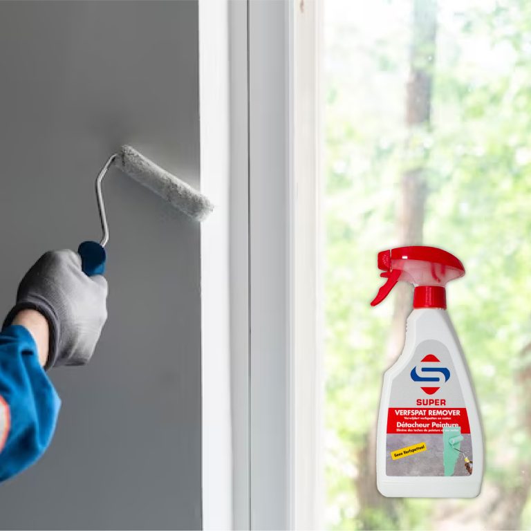 Removing paint from plastic window frames