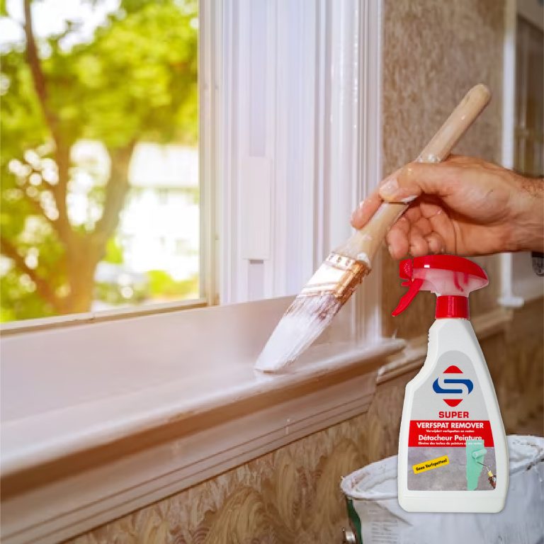 Removing paint from window frame