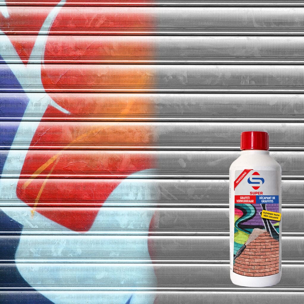 Enlèvement des graffitis sur le métal
