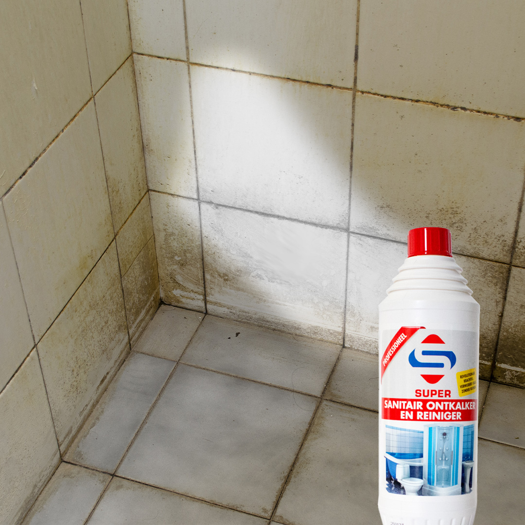 schoonmaken kalkaanslag douche