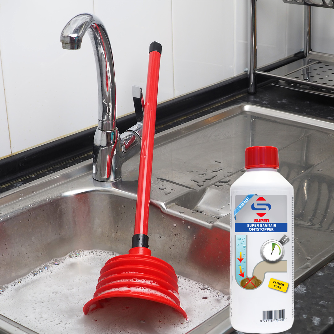 verstopt afvoerputje