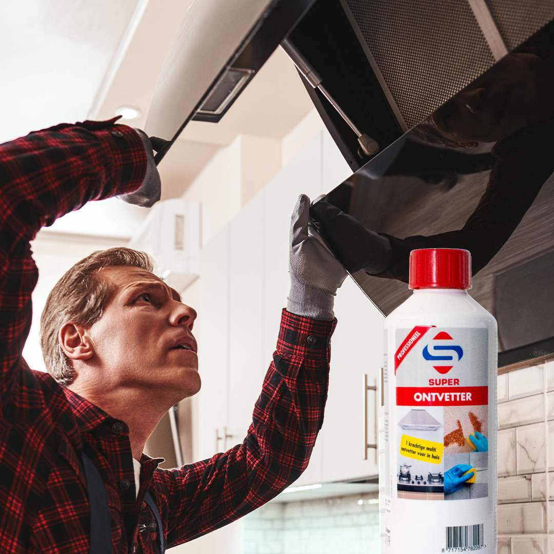 ontvetten van afzuigkap