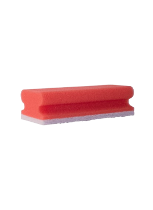 Super Scouring Sponge Red with handle